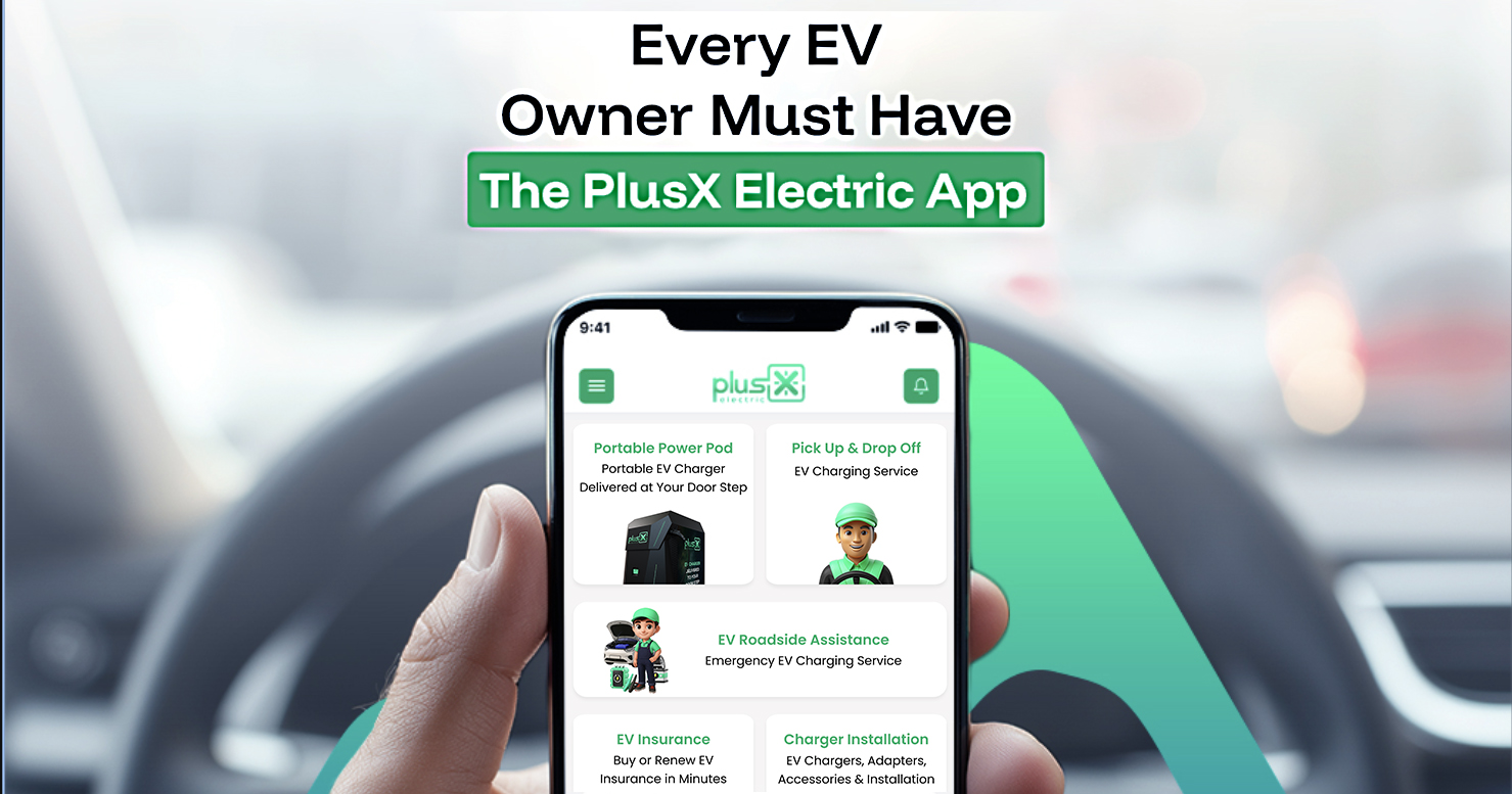 PlusX Electric — EV Charging Services Dubai | All-in-One EV App