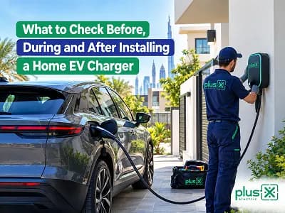 EV charger installation UAE