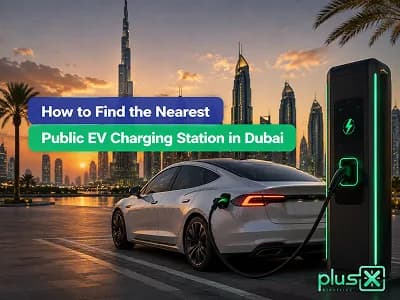 Public EV Charging Station in Dubai