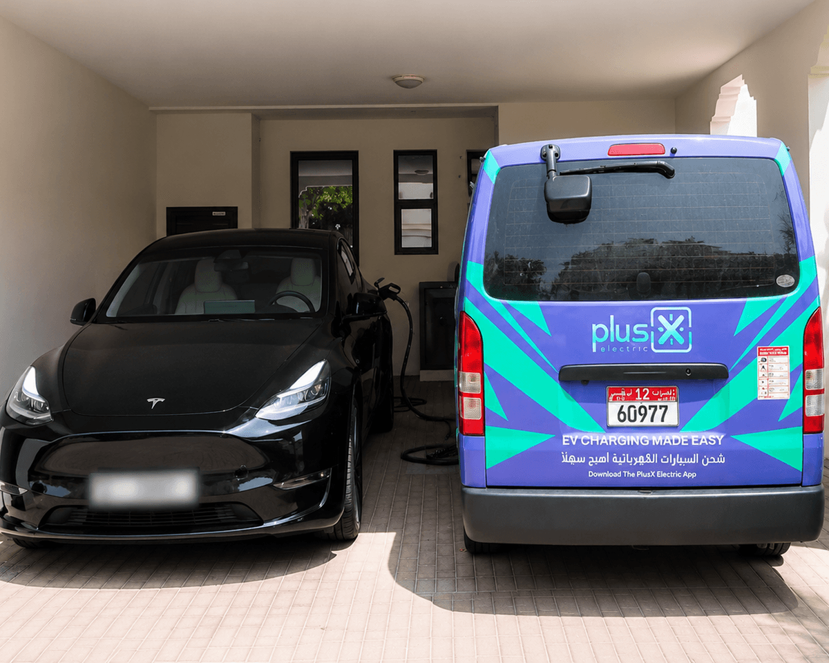 Emergency EV charging in Dubai using a portable Power Pod
